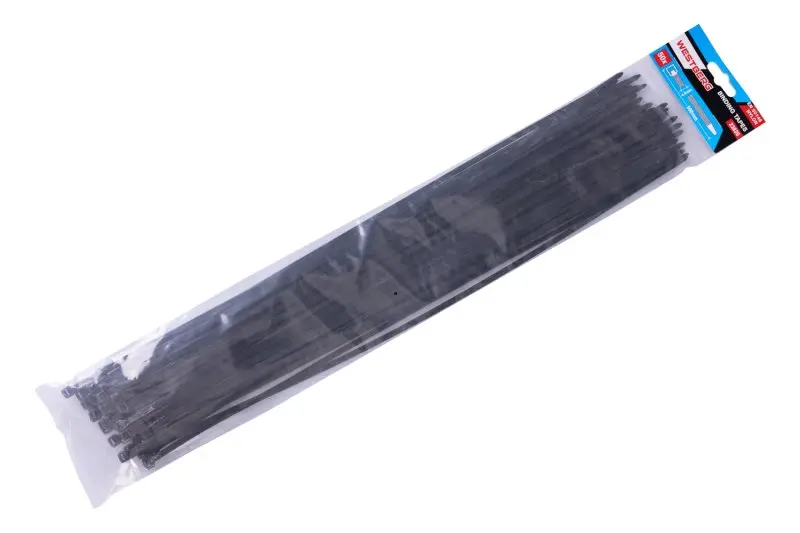 Viazacie pásky 500x4.8mm 50ks čierna, Levior 23826 (L23826)