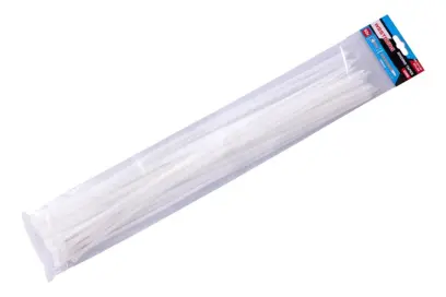 Viazacie pásky 500x4.8mm 50ks biela, Levior 23866 (L23866)