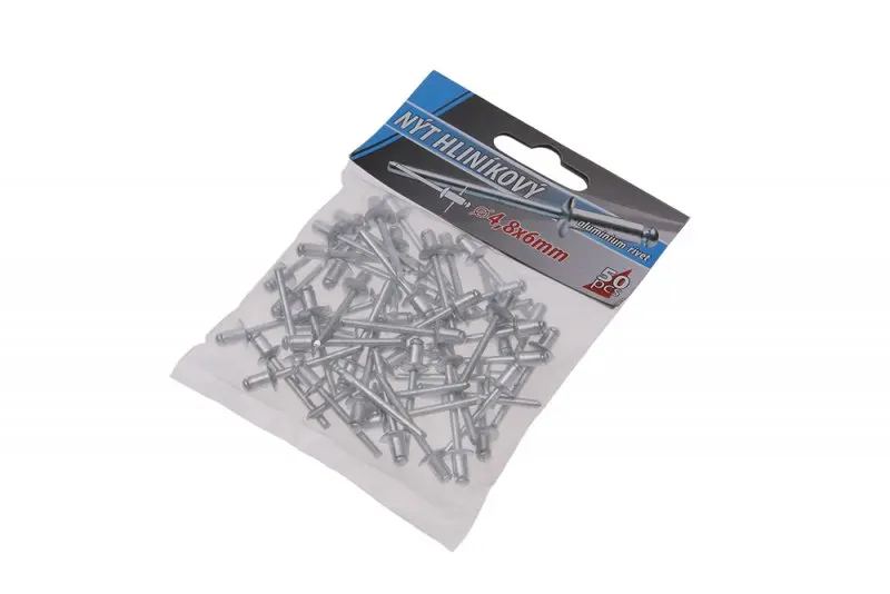 Alu nýty 4.8x6mm 50ks (L23985)
