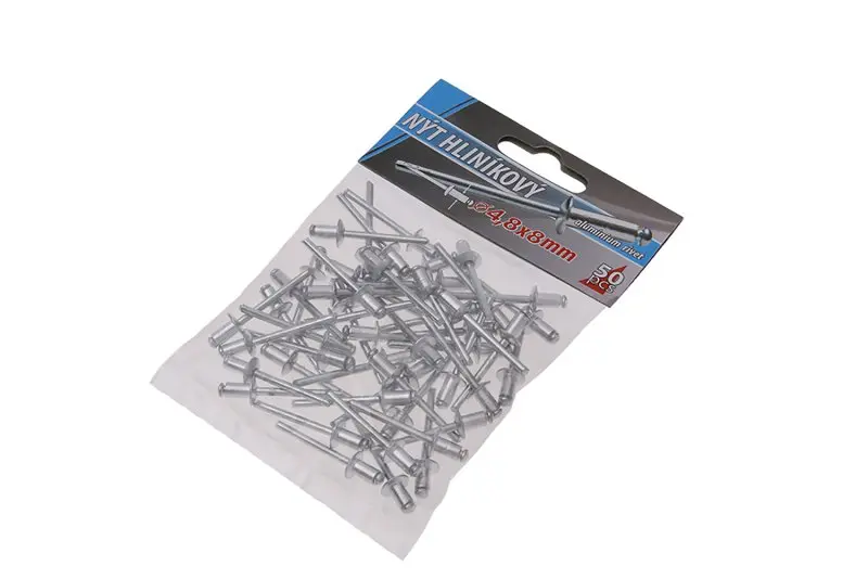 Alu nity 4.8x8mm 50ks, Levior 23986 (L23986)