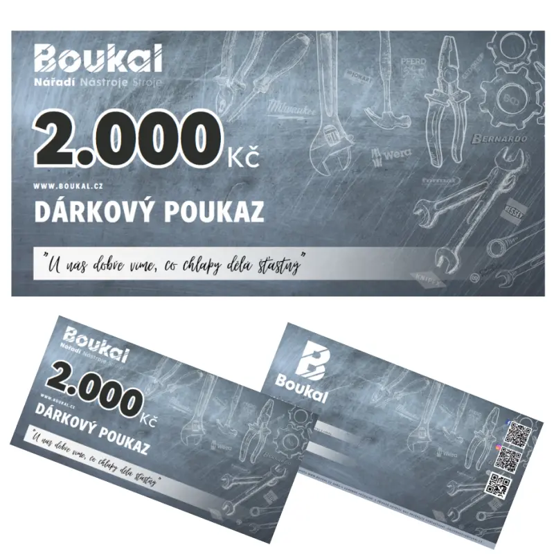 Dárkový poukaz v hodnotě 2.000 Kč