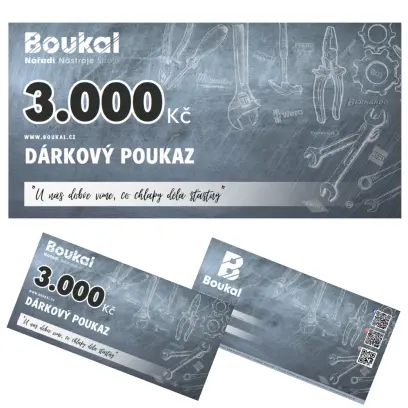 Dárkový poukaz v hodnotě 3.000 Kč