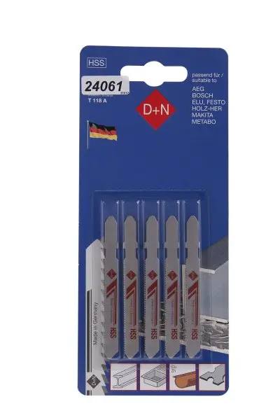 Přímoč.pilka 5ks 50mm/1mm,HSS,31012 (L24061)