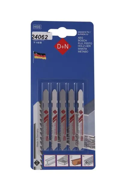 Přímoč.pilka 5ks 50mm/1mm,HSS,31020 (L24062)