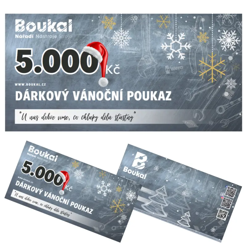 Dárkový poukaz k vánocům v hodnotě 5.000 Kč