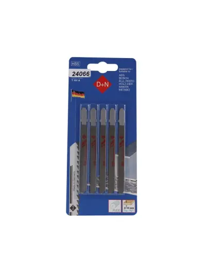 Plátky do priamočiarej pílky 5ks 75mm/1,45mm, HSS, 31_220, Levior 24066 (L24066)