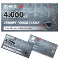 Dárkový poukaz k valentýnu v hodnotě 4.000 Kč