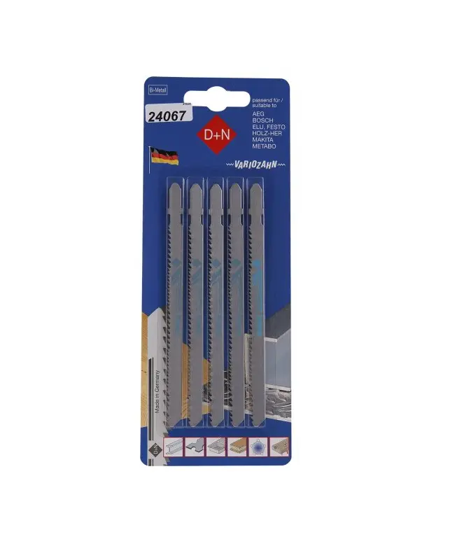 Plátky do priamočiarej pílky 5ks 120/1,3mm, BIM, 31528, Levior 24067 (L24067)