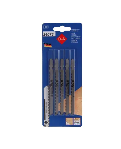 Plátky do priamočiarej pílky 5ks 85mm/1,45mm, HCS, 32730, Levior 24073 (L24073)