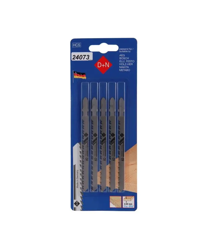 Plátky do priamočiarej pílky 5ks 85mm/1,45mm, HCS, 32730, Levior 24073 (L24073)
