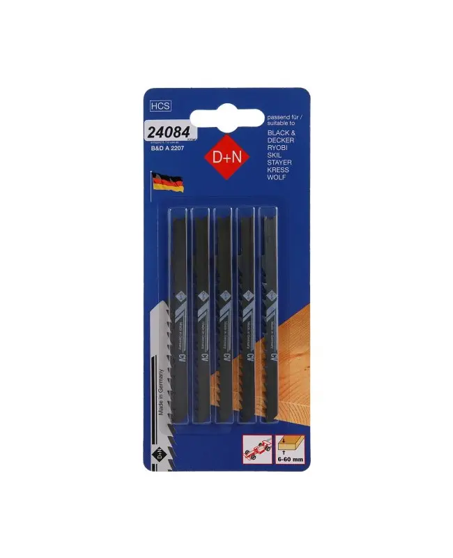 Plátky do priamočiarej pílky B&D 5ks 75mm/1,3mm, 12340, Levior 24084 (L24084)