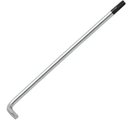 Zástrčný klíč T-profil T45 BGS100794-T45 velmi dlouhý (pro Torx) s otvorem/bez otvoru (BGS100794-T45)