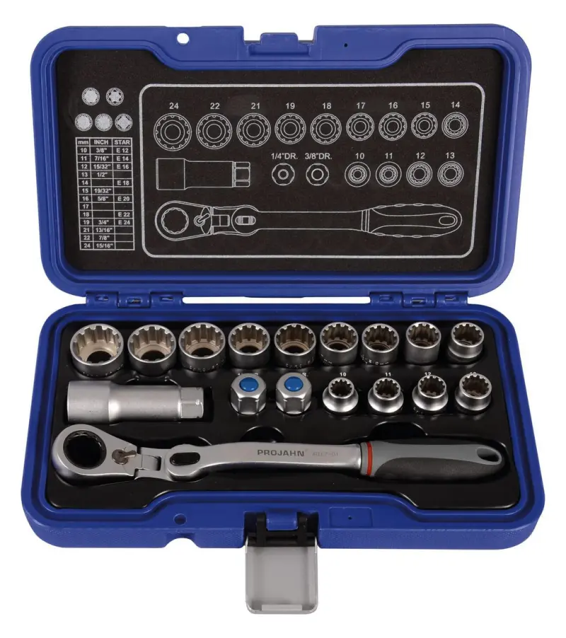 Projahn 3993 Sada račňových kľúčov GearTech 4 diely (10-13-17-19 mm) (DATPJ3993)