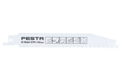 Pílový list FESTA na holubičí chvost 150x19x1mm BiM 3ks (L24306)