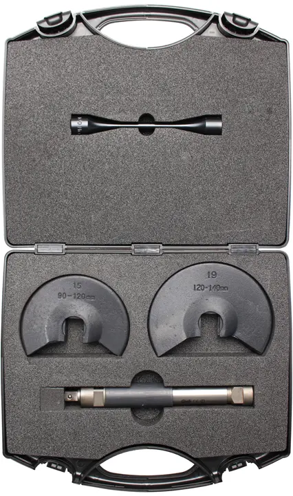 Stahovák na spirálové pružiny pr. 90 ÷ 140 mm BGS100985, pr. závitnice 30 mm (VW Touran, Octavia, apod.) (BGS100985)