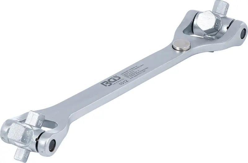 BGS 1012 Kľúč pre zátky olejových vaní "8 v 1" s magnetom (BGS101012)