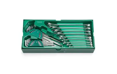 Kombinované kľúče SAE SATA Tools - 27 dielov (SATAST08034E)
