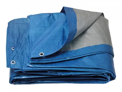 PE plachta kulatá   5-5.5m/120 modr-stř (L25005)