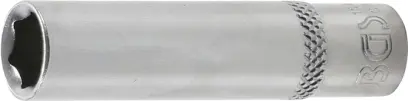 Nástrčná hlavice 1/4" 8 mm, 6-hranná, prodloužená, Pro Torque. BGS 1040 (BGS1010408)