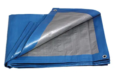 PE plachta PROFI 4x6/140 modr/str, Levior 25224 (L25224)