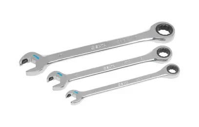 Očkoploché račňové kľúče 10 ÷ 17 mm SATA ST09075 (Sada 3 ks) (SATAST09075)