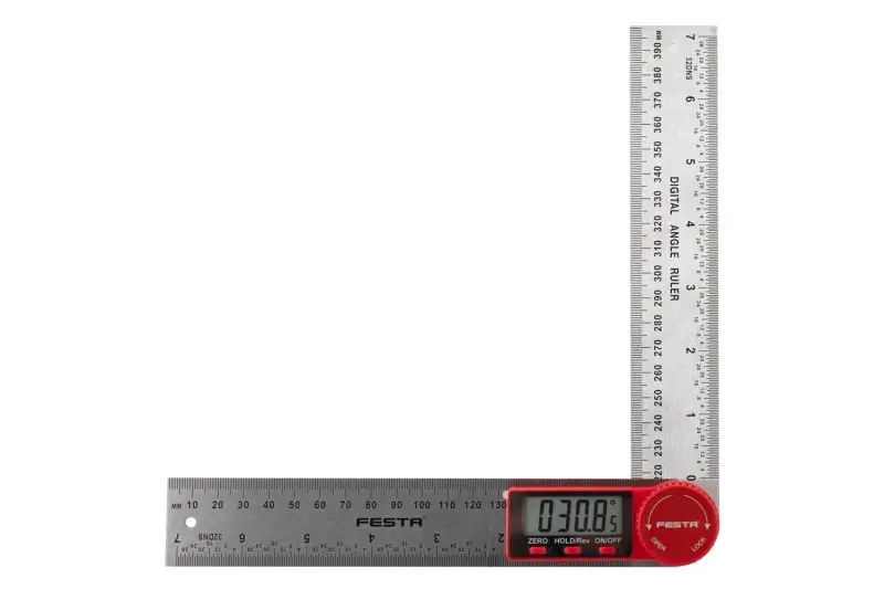 Digitálny uhlomer s pravítkom 200mm, Levior 26217 (L26217)