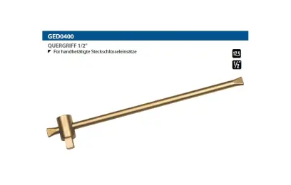 Zástrčný nástavec - trhák 1/2" Gedore 0400012S dĺžka 320 mm. Neiskrivé (ATEX) (GED0400012S)