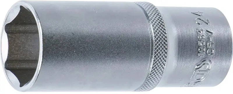 Nástrčná hlavice 1/2“ 24 mm, 6 hranná, prodloužená, Pro Torque. BGS 1056 (BGS1010564)