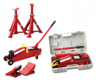 Sada zvedák poj.2t+podpěry2t+klíny,kufr (L26829)