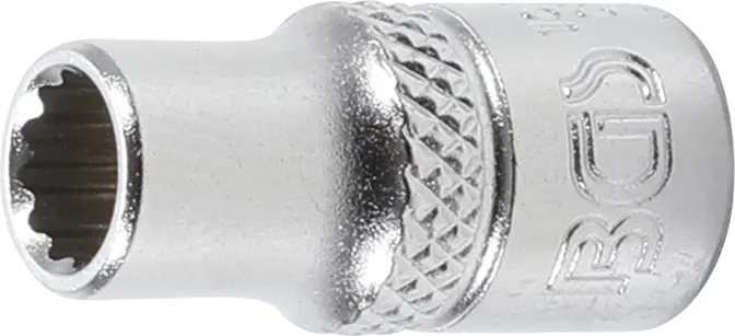 Nástrčná hlavice 1/4" 6 mm BGS1010776, 12hranná (BGS1010776)
