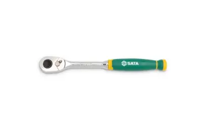 Rýchloupínacia chrómová račňa s komfortnou rukoväťou 1/4" Drive 72T (SATAST11971G)