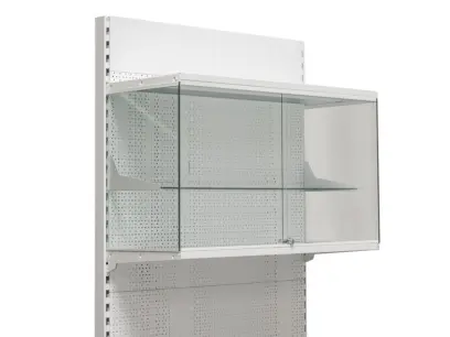 Skleněná vitrína se zámkem 100x60x40cm (L27688)