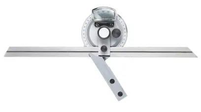 Univerzálny uhlomer 300 mm s lupou (BER311040)