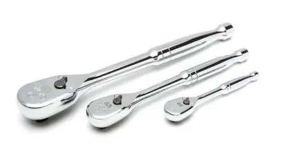 3 ks. 120XP 1/4", 3/8" a 1/2" sada ráčnových nástr (SATAST13975)