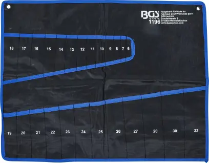 Prázdná kapsa BGS101198-LEER z tetronu pro sadu klíčů BGS 1198 (BGS101198-LEER)