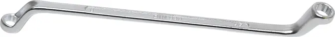 Oboustranný očkový klíč 8x9 mm BGS101214-8x9, vyhnutý, DIN 838 (BGS101214-8x9)