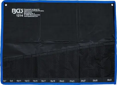 Prázdná kapsa BGS101214-LEER z tetronu pro sadu klíčů BGS 1214 (BGS101214-LEER)