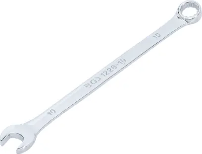 BGS 1228-10 Očkoplochý kľúč 10 mm, extra dlhý, leštený (BGS101228-10)