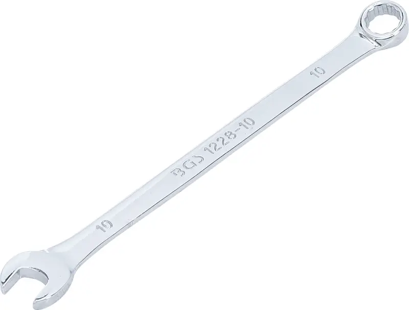 BGS 1228-10 Očkoplochý kľúč 10 mm, extra dlhý, leštený (BGS101228-10)