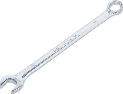 BGS 1228-14 Očkoplochý kľúč 14 mm, extra dlhý, leštený (BGS101228-14)