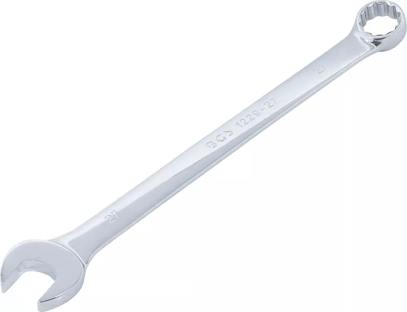 Očkoplochý klíč 27 mm BGS101229-27, extra dlouhý, leštěný (BGS101229-27)