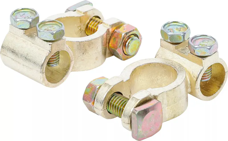 Svorky akumulátoru BGS101408, kulaté, mosazné (Sada 1 pár) (BGS101408)