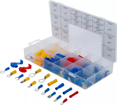 Kabelová oka, konektory, spojky BGS1014105 Sortiment 160 dílů (BGS1014105)