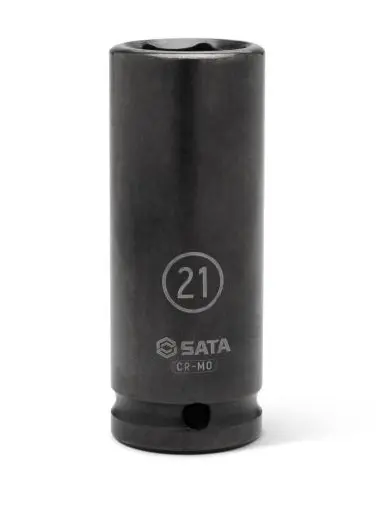 1/2 "Drive 6 Point Impact Deep Socket 14mm (SATAST34407SC)