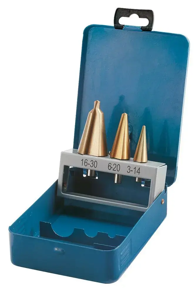 Bernardo 41-1065 Stupňovité vrtáky 3 ÷ 30 mm TiN (Sada 3 ks) (BER411065)