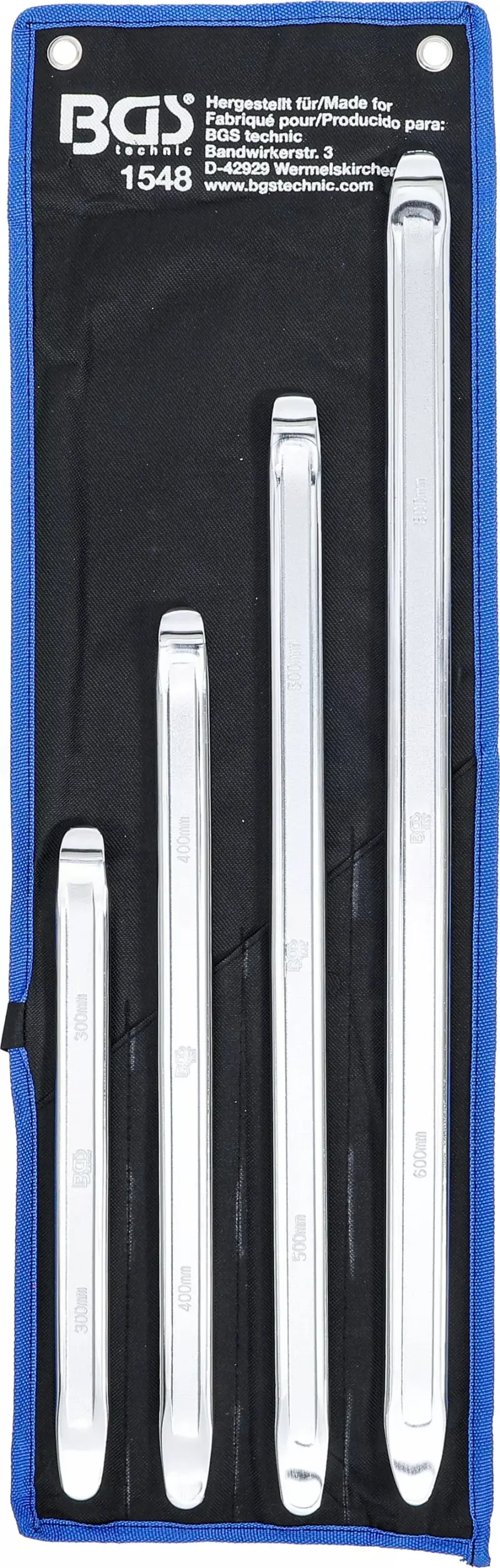 Montážní páky 300 ÷ 600 mm BGS101548, pro pneuservis. Sada 4 díly (BGS101548)