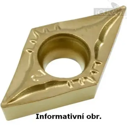Vymeniteľné rezné doštičky HM - DCMT 070202. Sada 10 kusov (A2/A3/B2/B3) (BER443133)