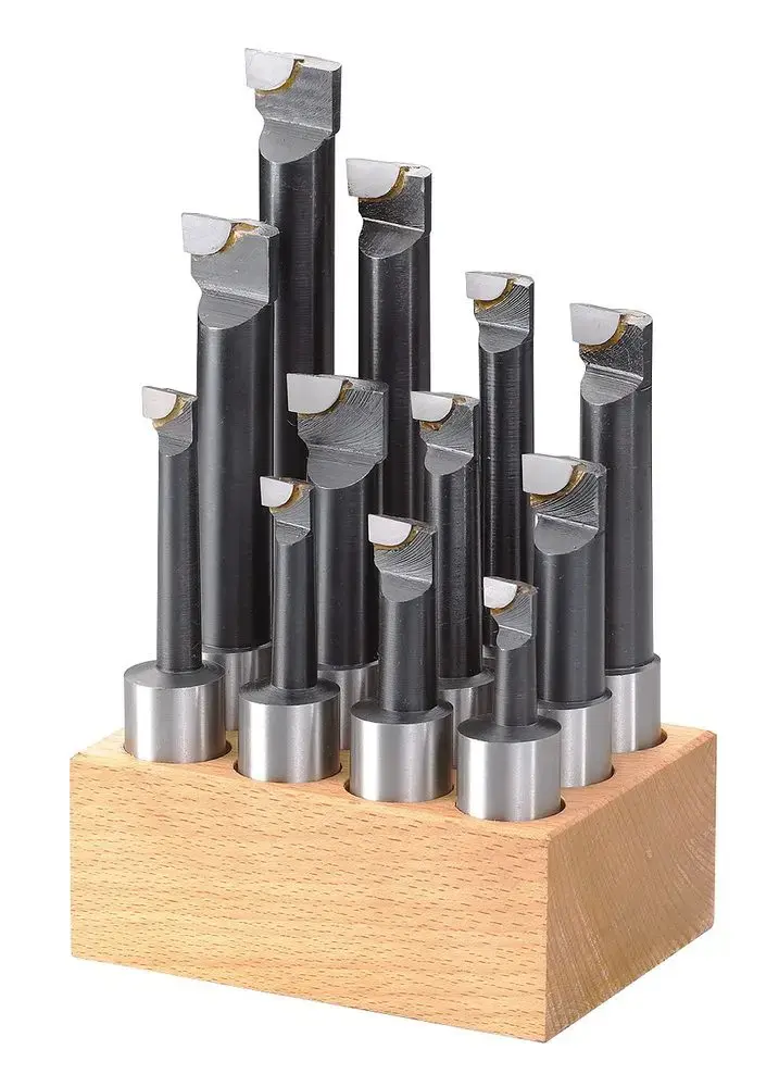 Nože na vyvrtávaciu hlavu, priemer stopky 20 mm. 12-dielna súprava (BER461003)