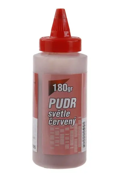 Pudr 180g světle červený (L37095)