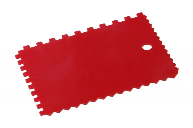 Stěrka plast zuby 150x80mm (L37101)